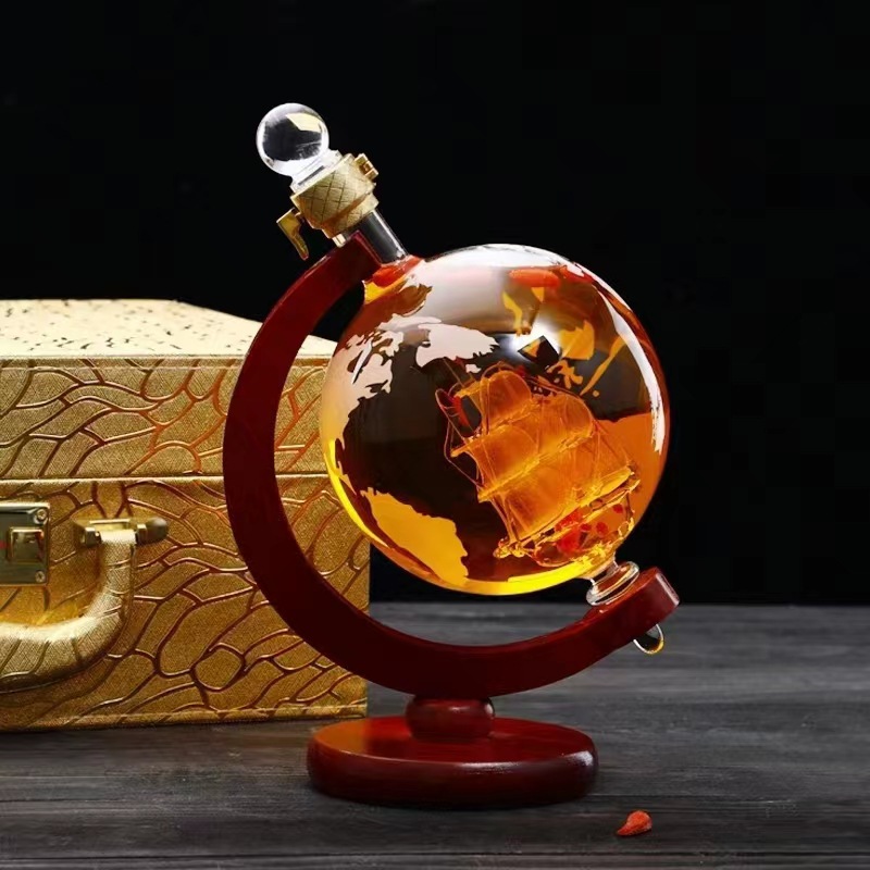 Wine Beer Whiskey - クリエイティブグローバルデカンタ、ウイスキーディスペンサー、カスタマイズ可能なグローバルワインデカンタ、グローバルギフトビールデカンタ、ヴィーニョ