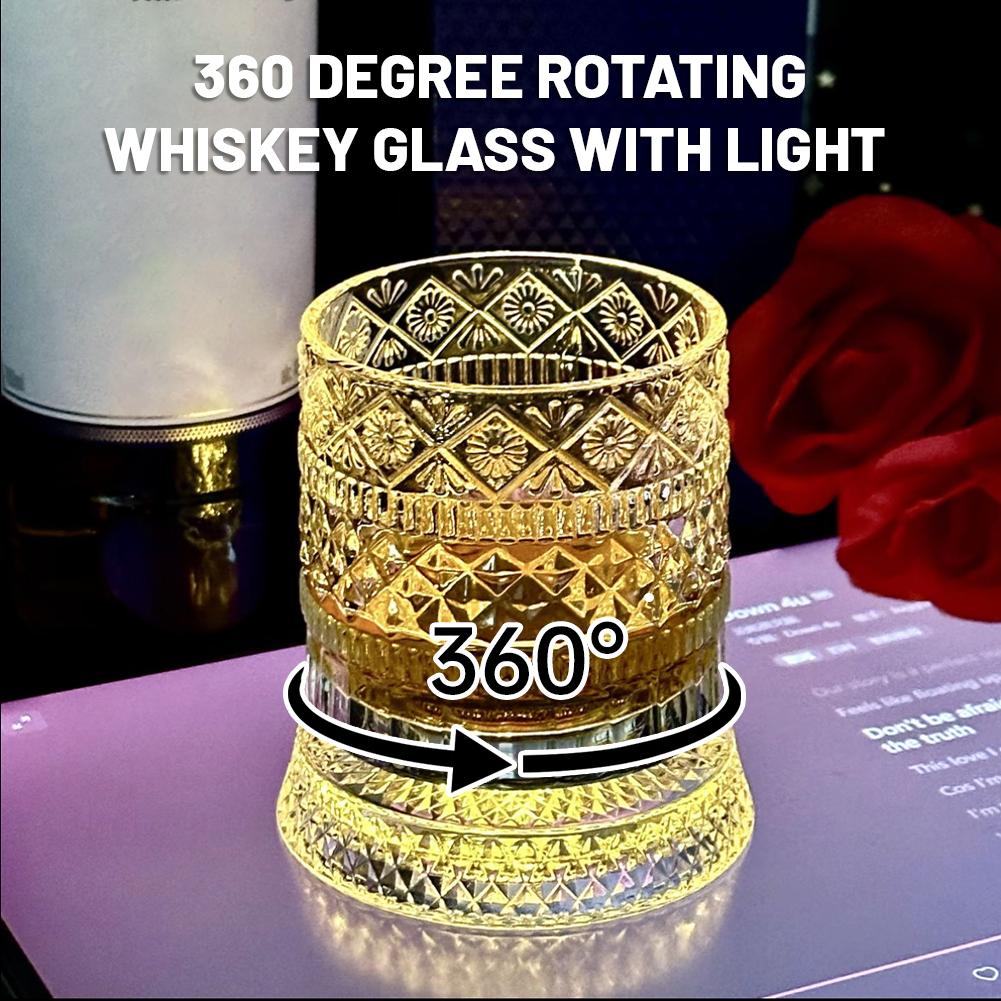Wine Beer Whiskey - 回転式ウイスキーグラス クリエイティブクリスタルビールカップ ストレス解消 リキュールモールド ストレートドリンク ワインタンブラー