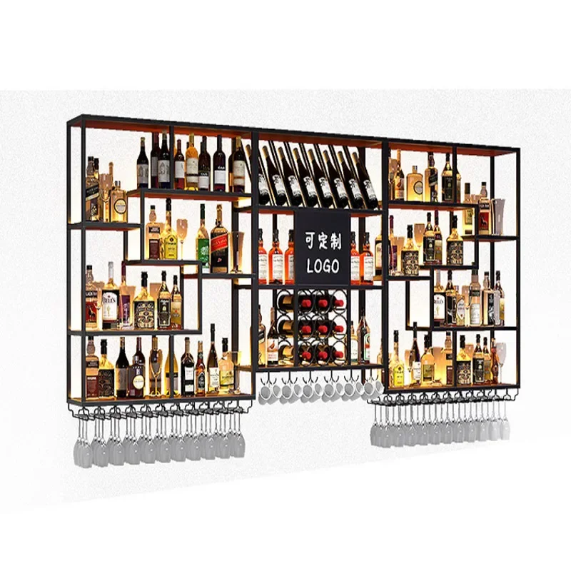 Wine Bottle Size - リビングルーム キッチン ワインラック バー リキュールセラー シェルフ