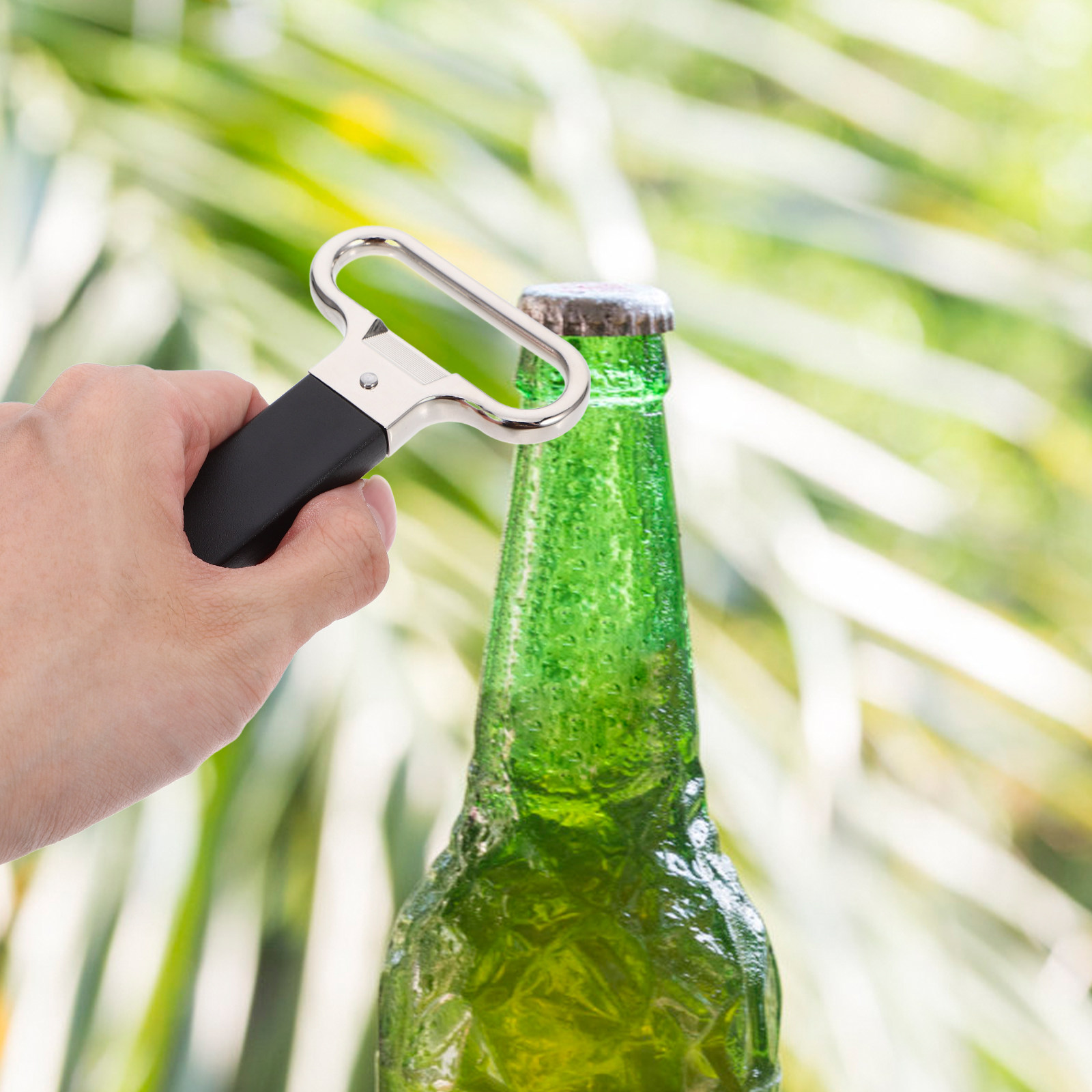 Wine In Beer Bottle - 亜鉛合金製多目的ボトルオープナー、ワイン、ビール、ソーダボトルを簡単に開ける、省スペース、バー、ホームパーティー、キッチンガジェット