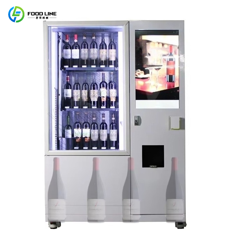 Wine Beer & Deli Reviews - スマート年齢確認リフトシステム搭載冷蔵庫自動販売機、ビール・赤ワイン自動販売機（エレベーター付き）、カスタマイズ可能