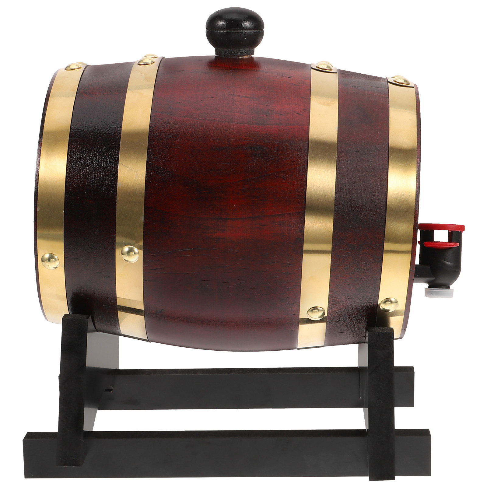 Wine Beer Whiskey - 木製ワイン樽1L レッドワインホルダー ビール ウイスキー リキュールディスペンサー バー装飾樽