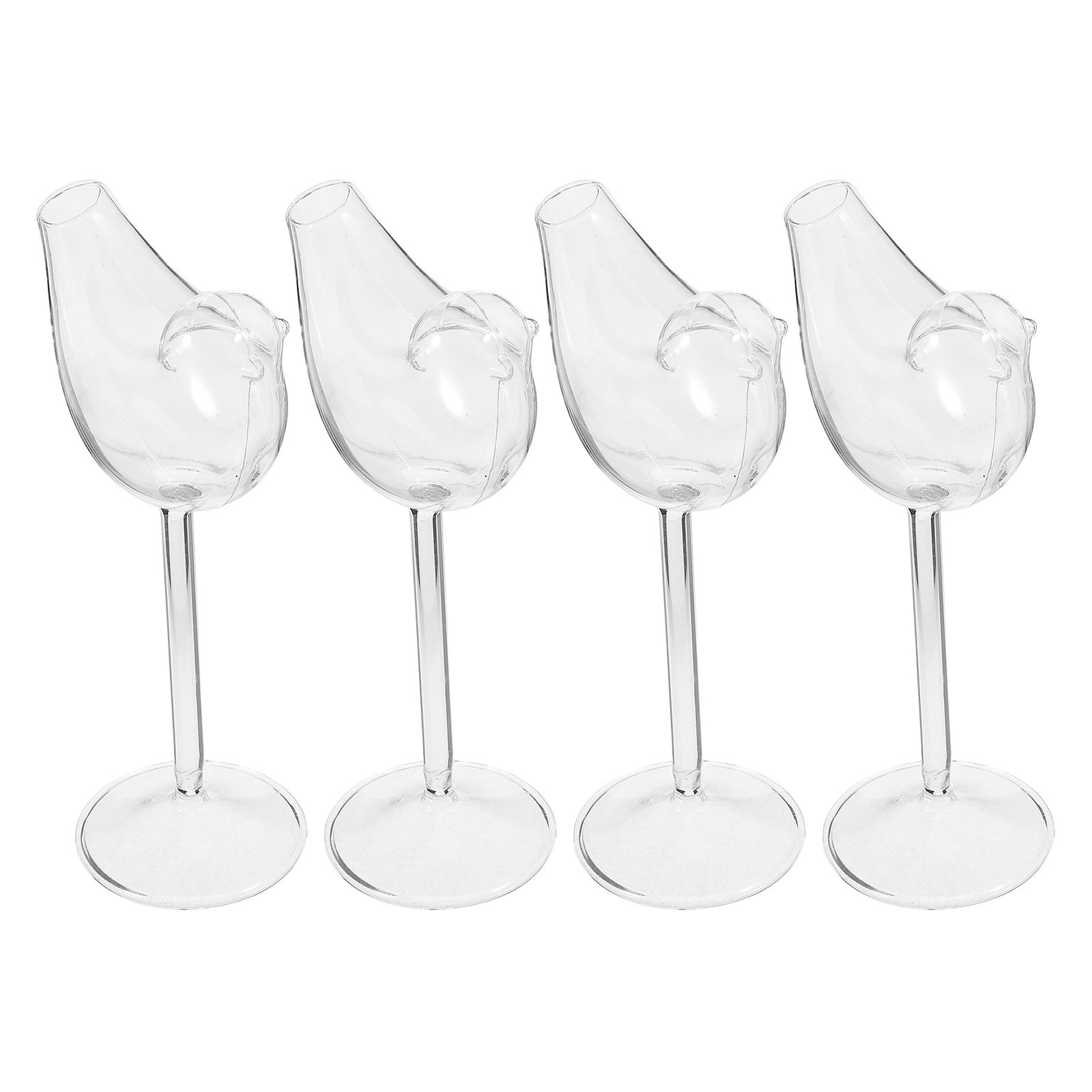 Wine Beer Mixed Drinks - 4個入りワインカップセット スタイリッシュでクリエイティブなカクテルグラス ミックスドリンク、ビール、赤ワイン用 パーティーテーブルデコレーション モダン
