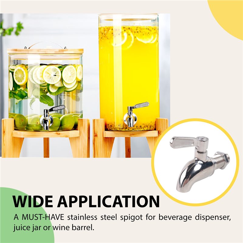 Wine Beer & Deli Reviews - ABMI-ステンレス製蛇口タップ ドラフトビールタップ 家庭用醸造発酵器 ワイン ドラフトビール ジュースディスペンサー