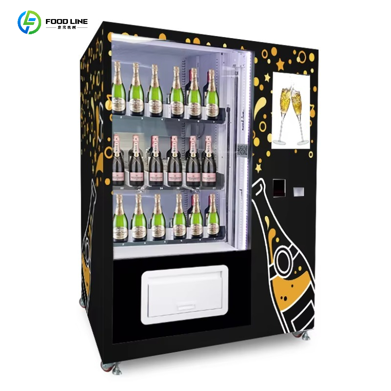 Wine Beer & Deli Reviews - ホットセール タッチスクリーン ビール・シャンパン・ワイン自動販売機 マイクロスマートベンディング エレベーターカードリーダー搭載 カスタマイズ可能
