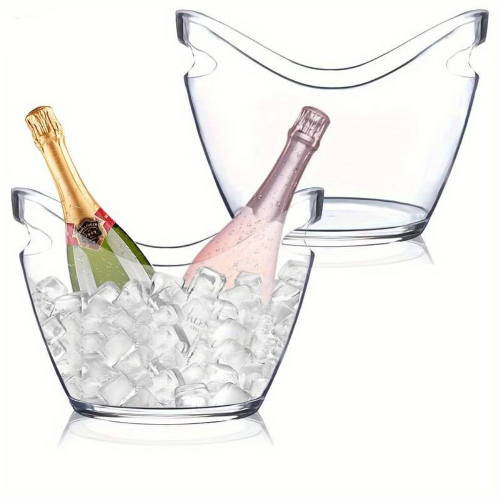 耐久性のある 4/8/12L 透明アイスバケツ アクリル製  - Wine Bottle Size のレビューと価格