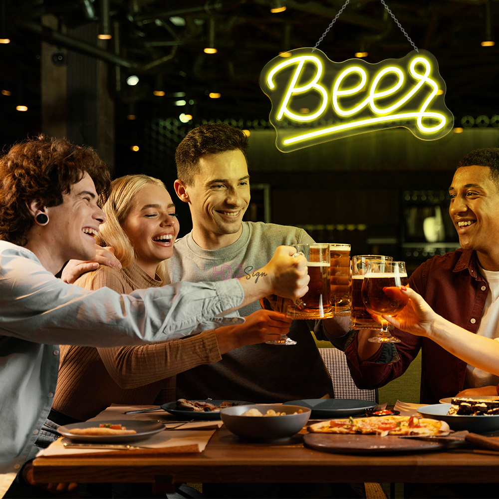 ウイスキーバー ビール LED ネオンライトサイン パーティ - Wine Beer Whiskey Year のレビューと価格