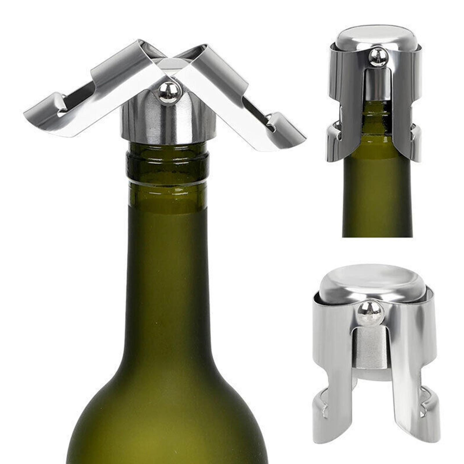 ポータブルスチールシャンパンボトルストッパー光沢のある漏れ防 - Wine In Beer Bottle のレビューと価格