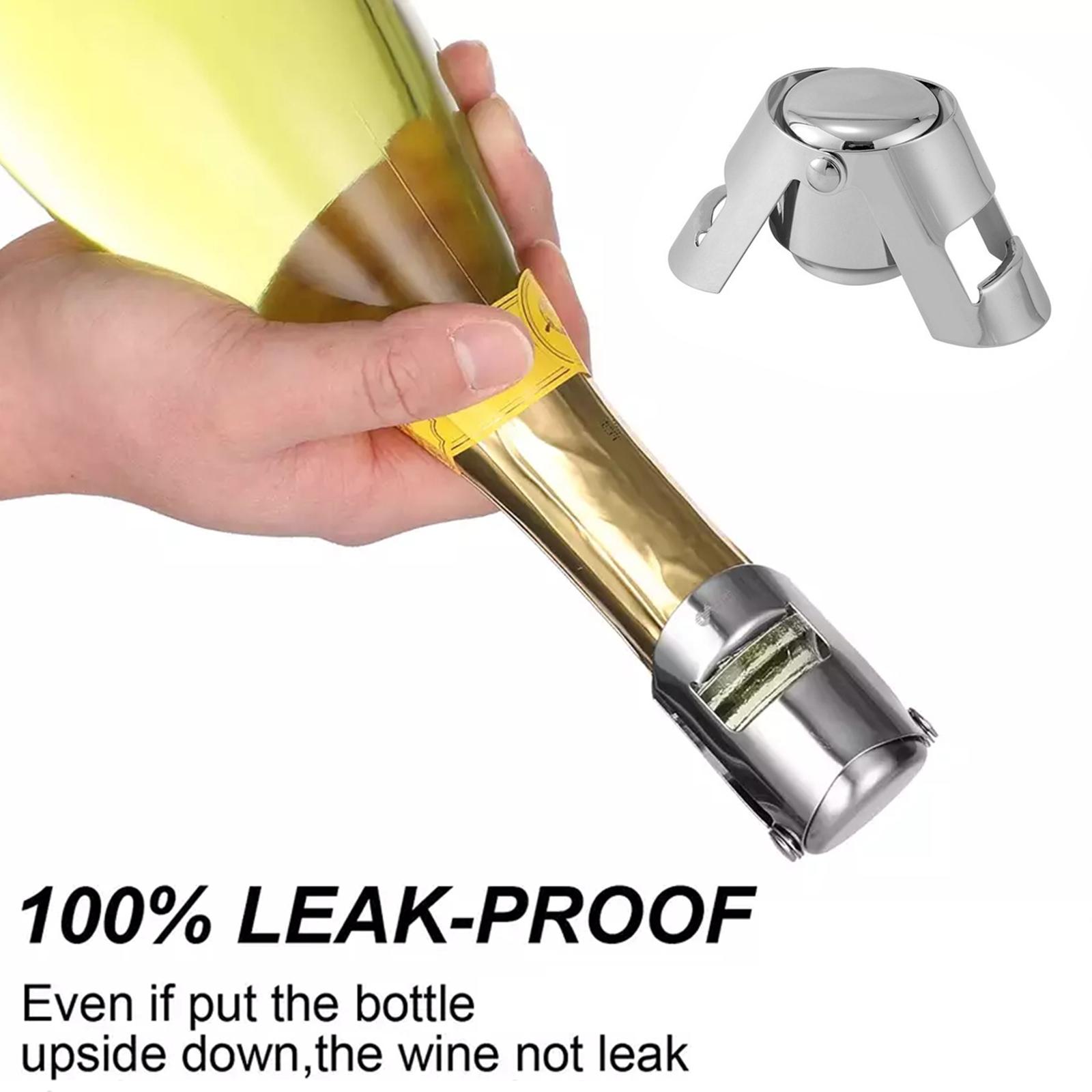 ポータブルスチールシャンパンボトルストッパー光沢のある漏れ防 - Wine In Beer Bottle のレビューと価格