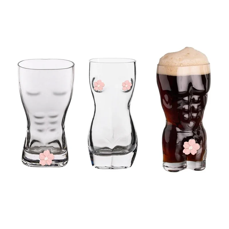クリエイティブなビールグラス、ボディアート、ドリンクカップ、 - Wine Beer Mixed Drinks のレビューと価格