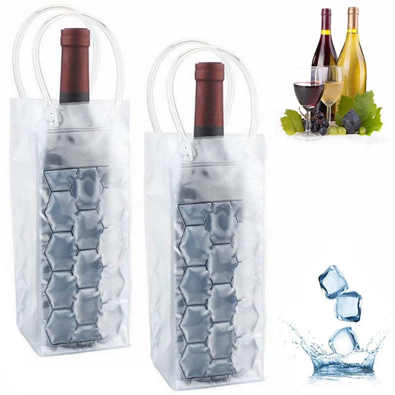 ワインアイスバッグホルダーシャンパンビールクーラーウイスキー - Wine Beer Holder のレビューと価格