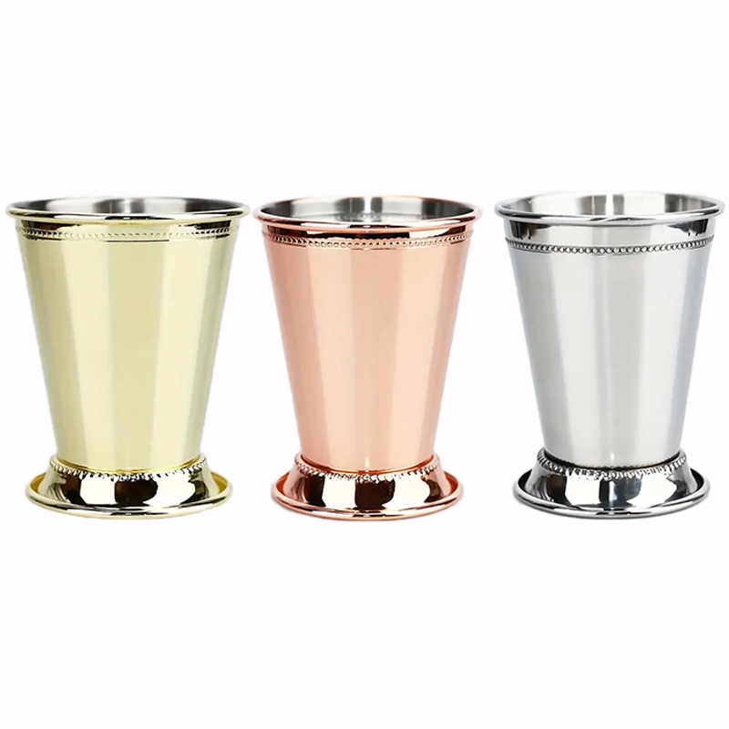 ティキミントジュレップマグステンレス鋼カクテルマグミックスド - Wine Beer Mixed Drinks のレビューと価格
