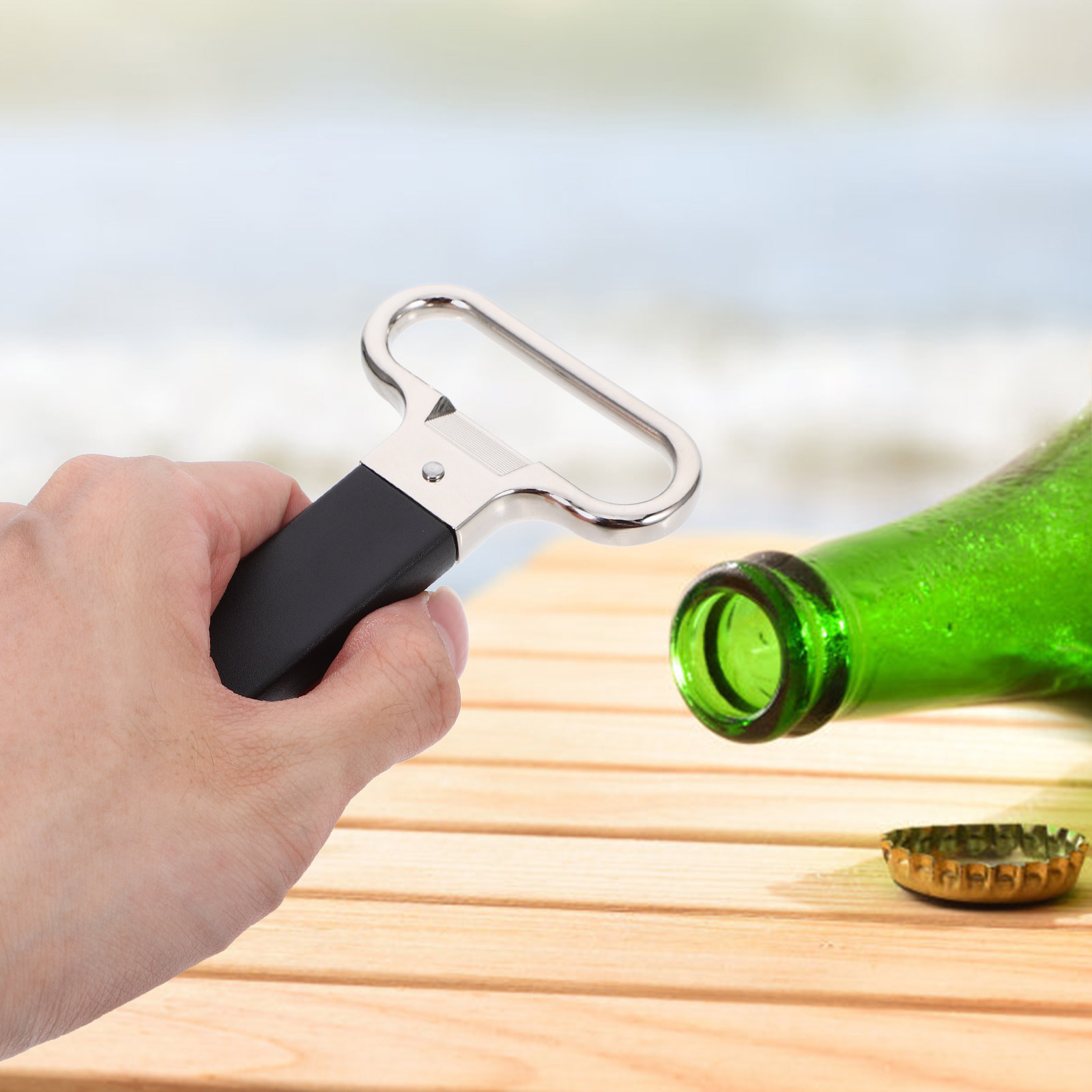 亜鉛合金製多目的ボトルオープナー、ワイン、ビール、ソーダボト - Wine In Beer Bottle のレビューと価格