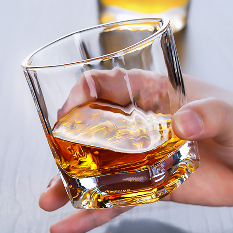 透明ガラスウイスキー,4個セット,235ml,飲料カップ,ヨ - Wine Beer Whiskey のレビューと価格