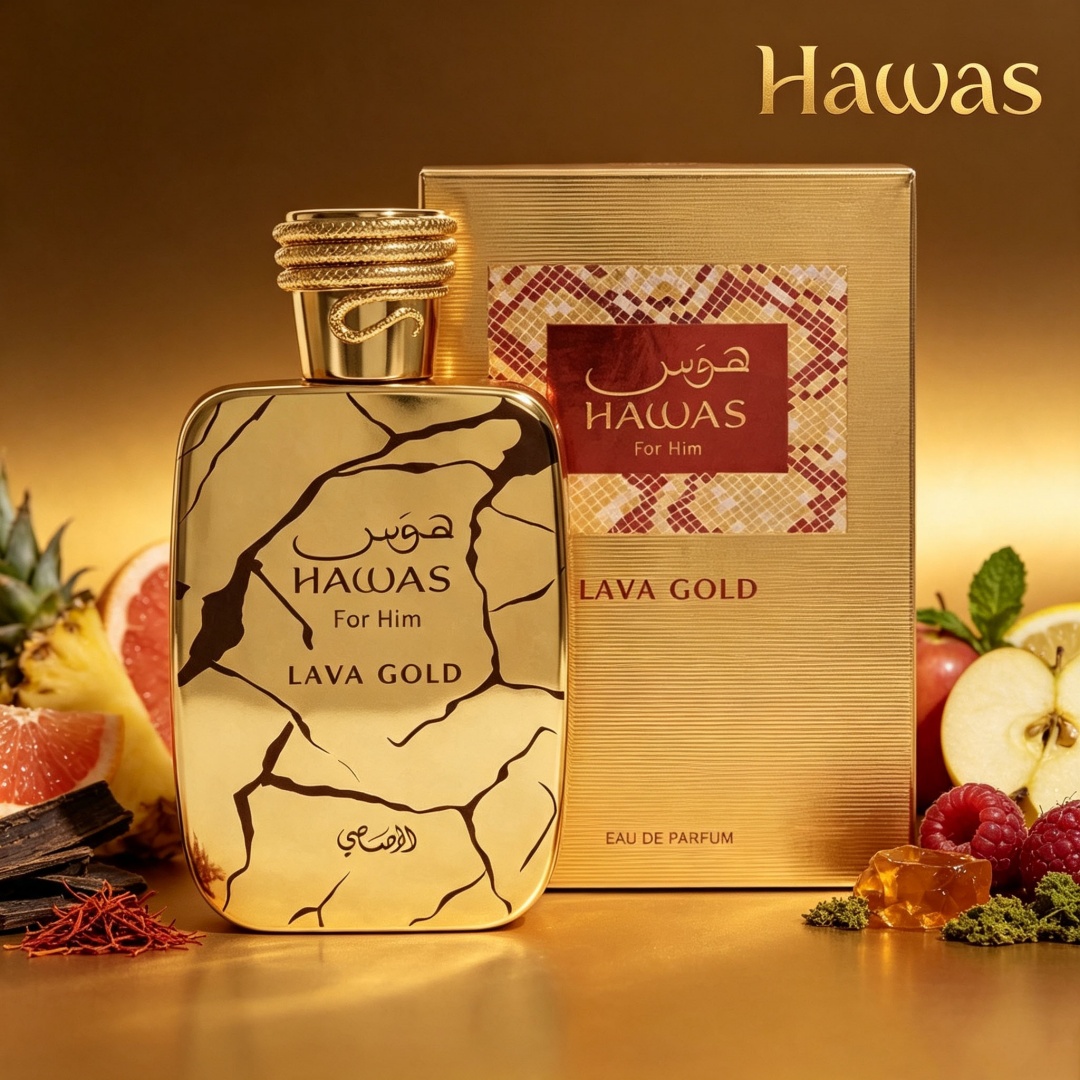ラサシ ハワス ラバ ゴールド 100ml メンズ EDP  - Wine&Beer Help のレビューと価格