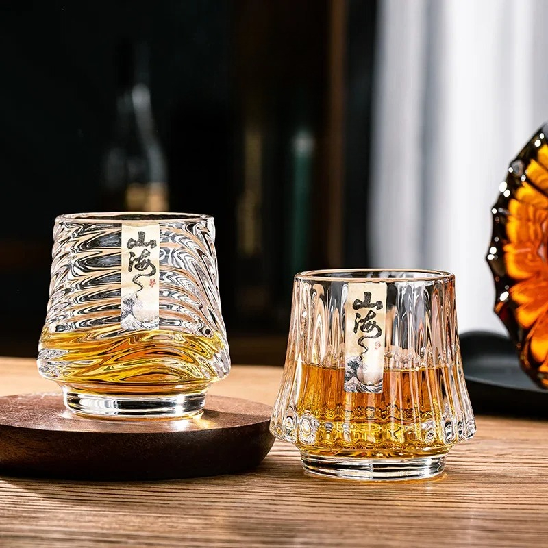 ガラス製ウイスキーカップセット　上海カップ　家庭用洋酒グラス - Wine Beer Whiskey のレビューと価格