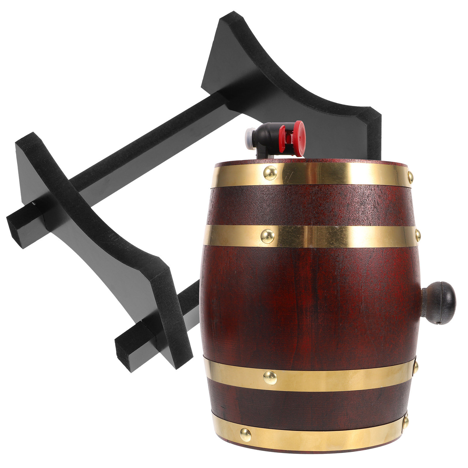 木製ワイン樽1L レッドワインホルダー ビール ウイスキー  - Wine Beer Whiskey のレビューと価格