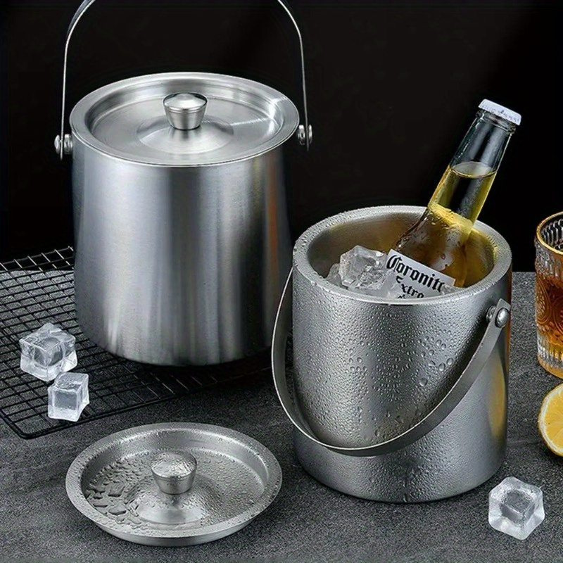 ステンレス製断熱アイスバケット,ワイン,ビール,シャンパン, - Wine Beer Holder のレビューと価格