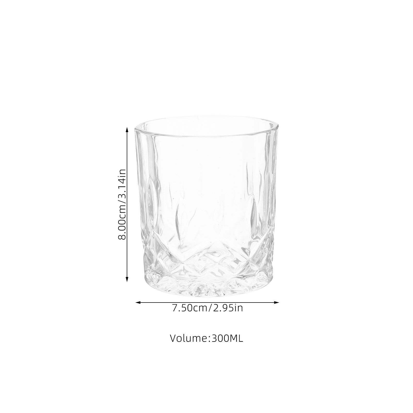6個入りウイスキーグラスセット ユニークで洗練されたショート - Wine Beer Whiskey のレビューと価格