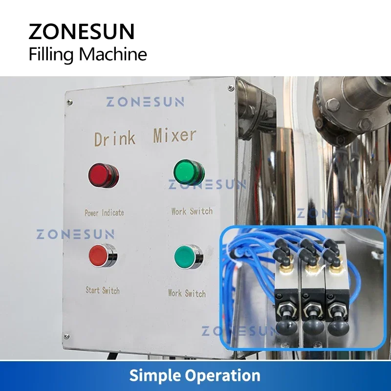 ZONESUN 炭酸飲料等圧充填機 ビール コーラ ソーダ  - Wine Beer & Deli Reviews のレビューと価格