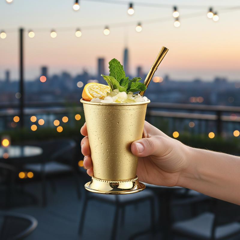 ステンレス製ミントジュレップマグ - マティーニ、モヒート、 - Wine Beer Mixed Drinks のレビューと価格
