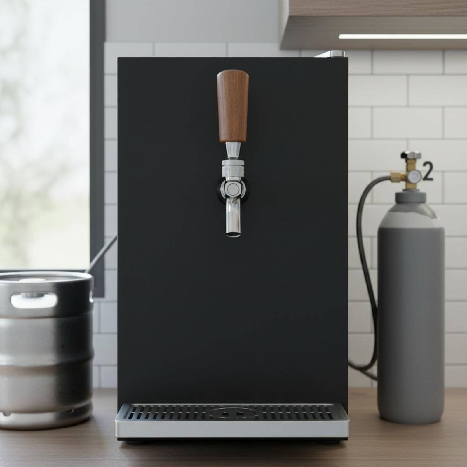 短い木製ビールハンドル、無垢材木製ビールタップハンドルバーア - Wine Beer & Deli Reviews のレビューと価格