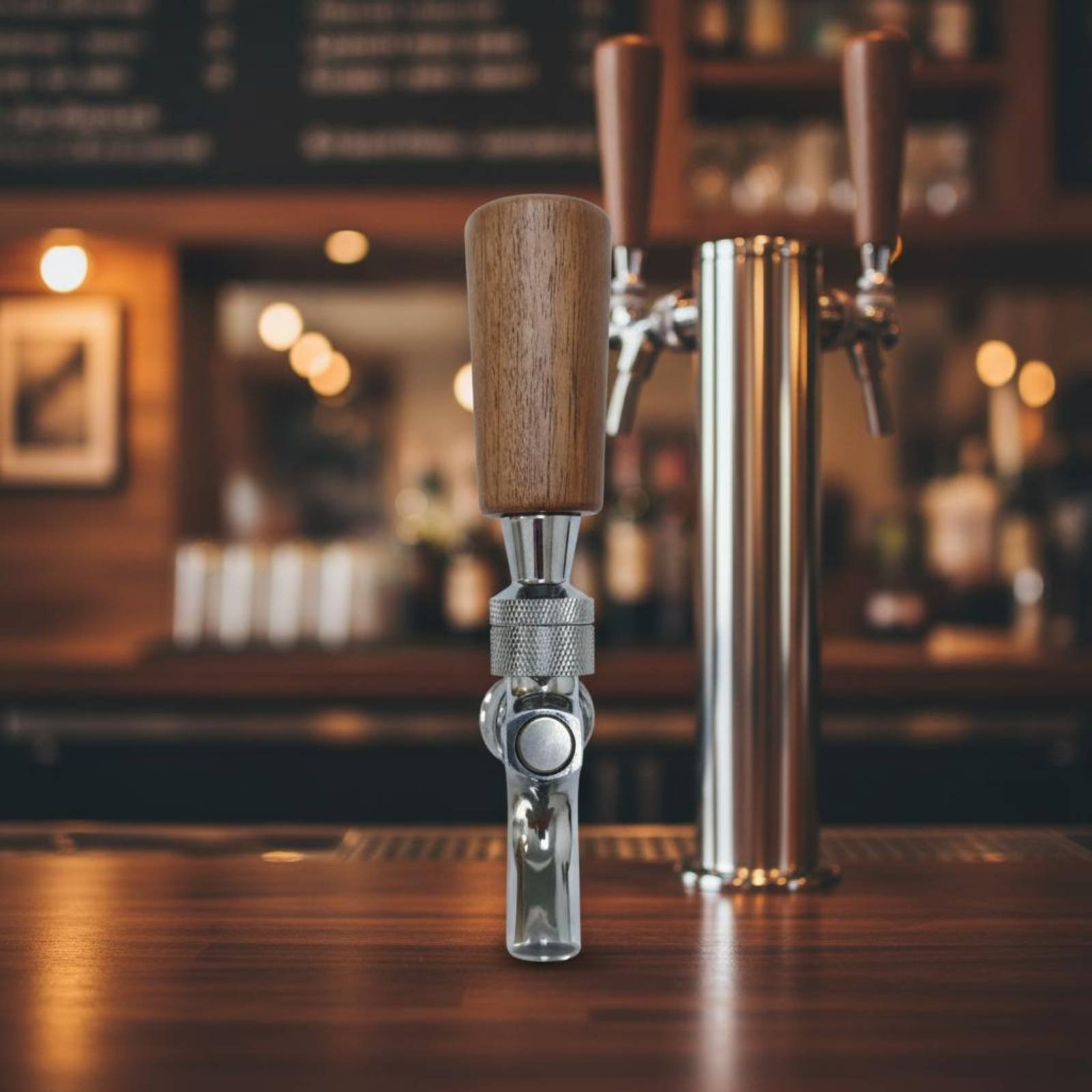 短い木製ビールハンドル、無垢材木製ビールタップハンドルバーア - Wine Beer & Deli Reviews のレビューと価格